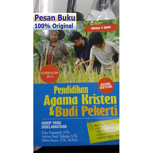 

❤BISA COD❤ Buku Pendidikan Agama Kristen dan Budi Pekerti SMP Kelas 7 Revisi