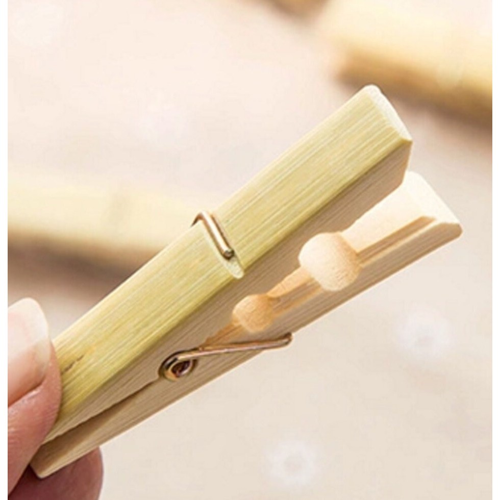 JEPIT JEMURAN BAMBU JEPITAN JEMURAN UNIK KUAT BAMBU GANTUNGAN BAJU PERLENGKAPAN AKSESORIS RUMAH