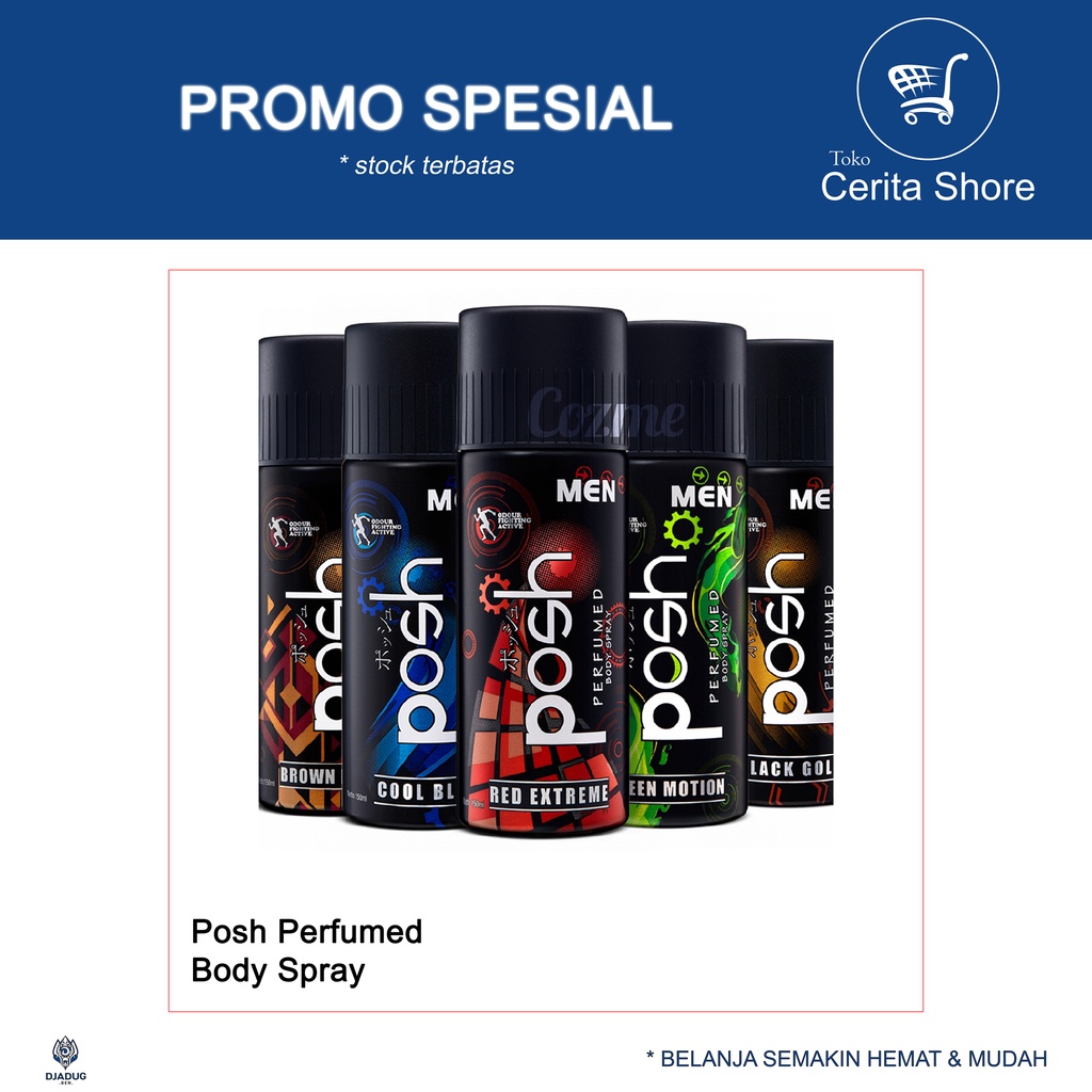 POSH PERFUMED 150ML/ POSH MEN/ POSH MEN BODY SPRAY/ POSH MEN PARFUM