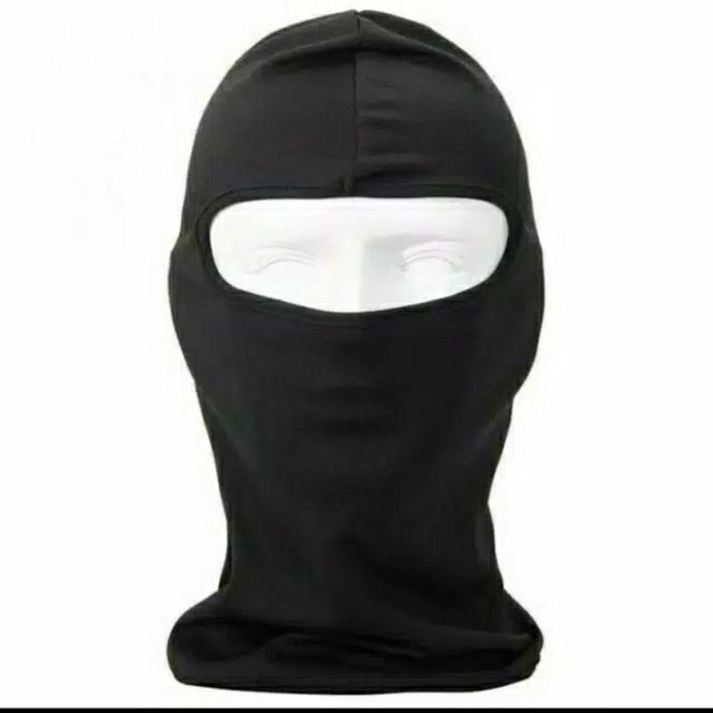 masker Ninja Balaclava / masker motor full face hitam