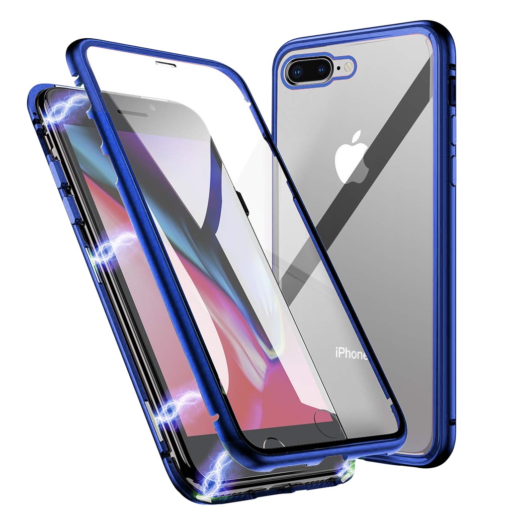 GoodCase - Case Oppo Reno 2/2F | Reno 3/3 Pro 6.4&quot;/ A91/ F15 | A52/ A72/ A92 Magnetic Two Face 2IN1 Glass Hard Case