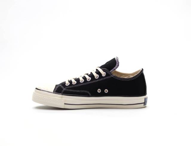 Converse 70S Low Egret Black White Made In Vietnam