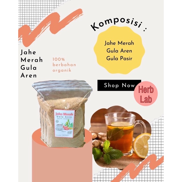 

Jahe Merah Gula Aren Murni