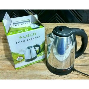 Teko-Teco Mug Pemanas Air Otomatis FLECO 1,8L Stainlles Stell Termurah