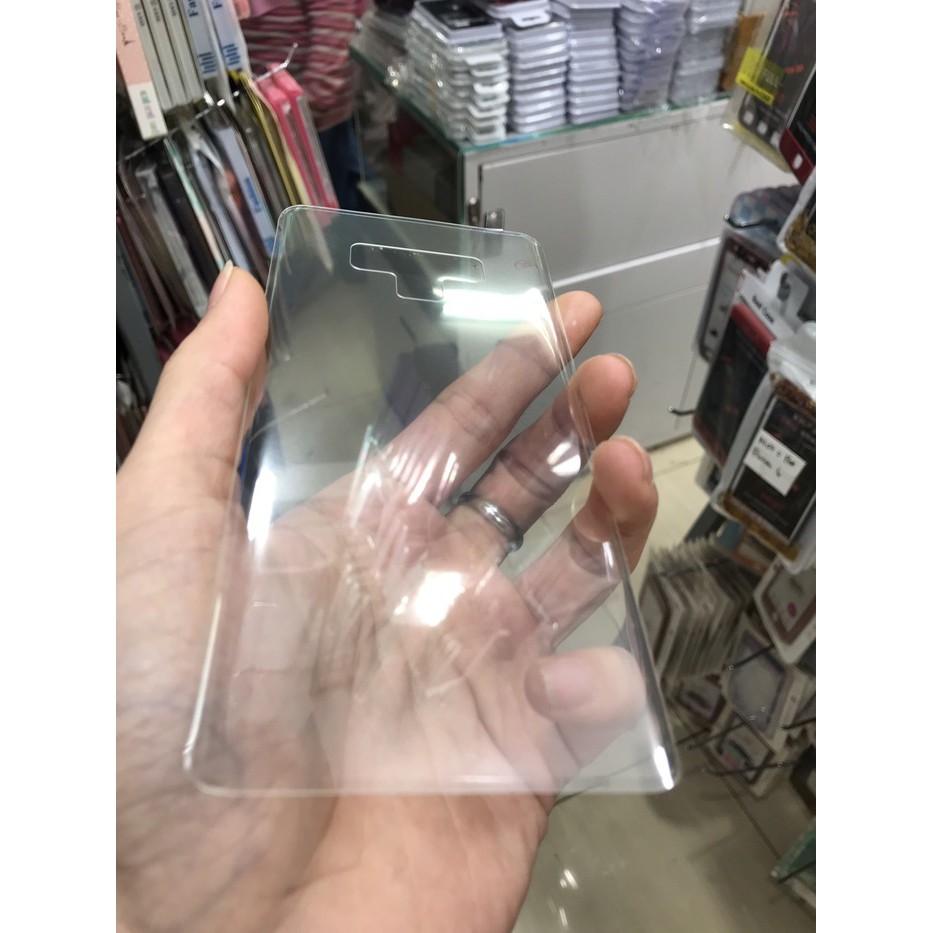 Tempered glass anti gores back full cover 3D for samsung s9+ plus