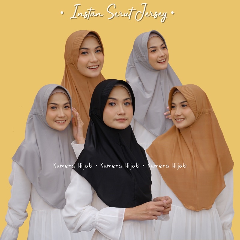 Jilbab Instan Serut Jokowi Adiba Jersey