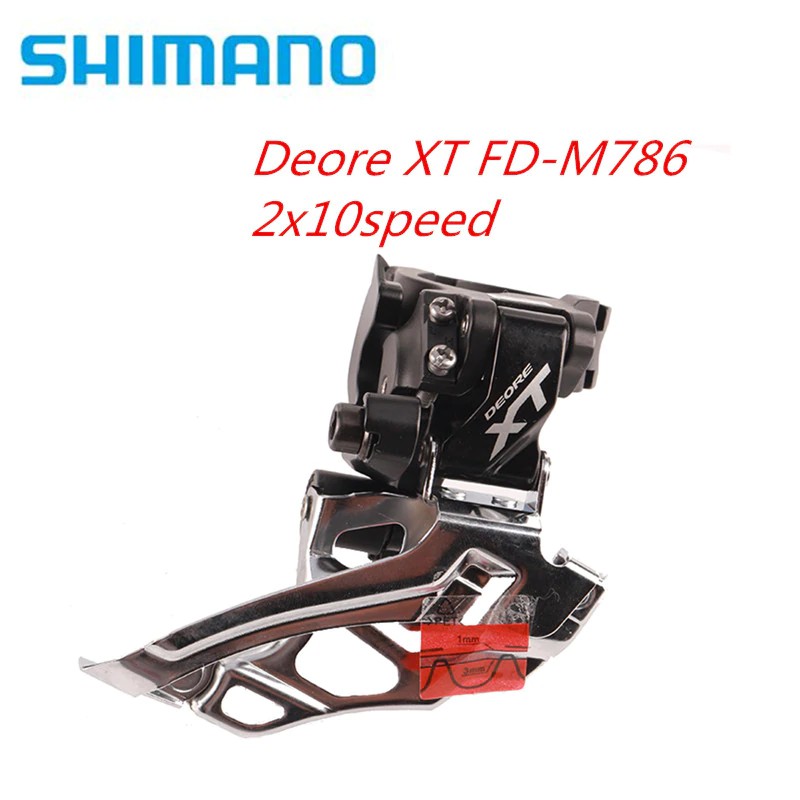 shimano xt front derailleur 2x10