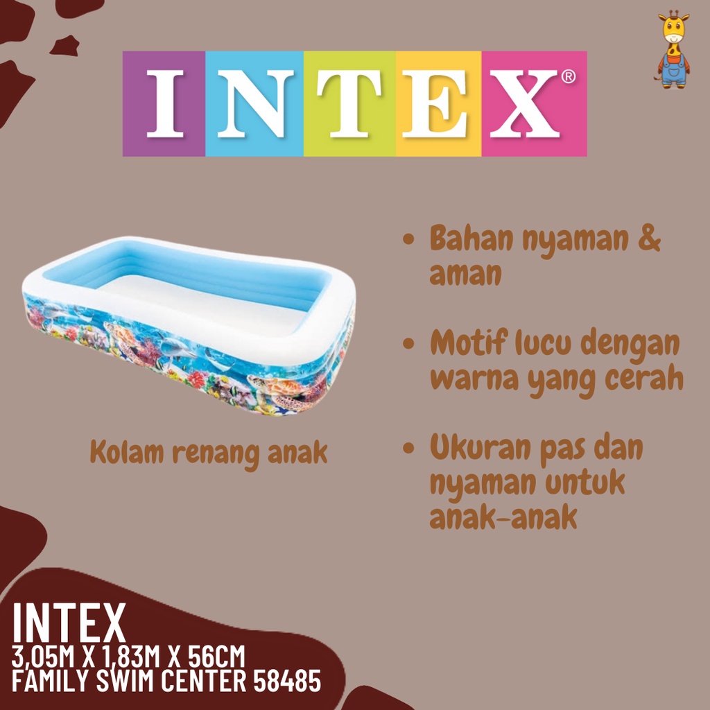 INTEX 58485 Family Swim Pool Center