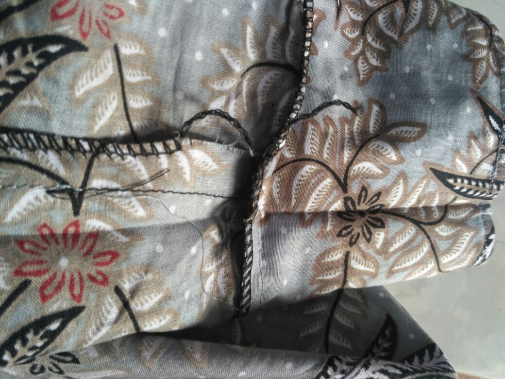 Maura Couple - Sania Ruffle Batik Couple Ori Ndoro Jowi Garansi Termurah Shopee - Batik Modern Solo