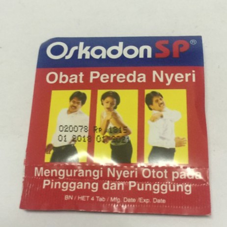 Oskadon dan Oskadon SP tablet strip