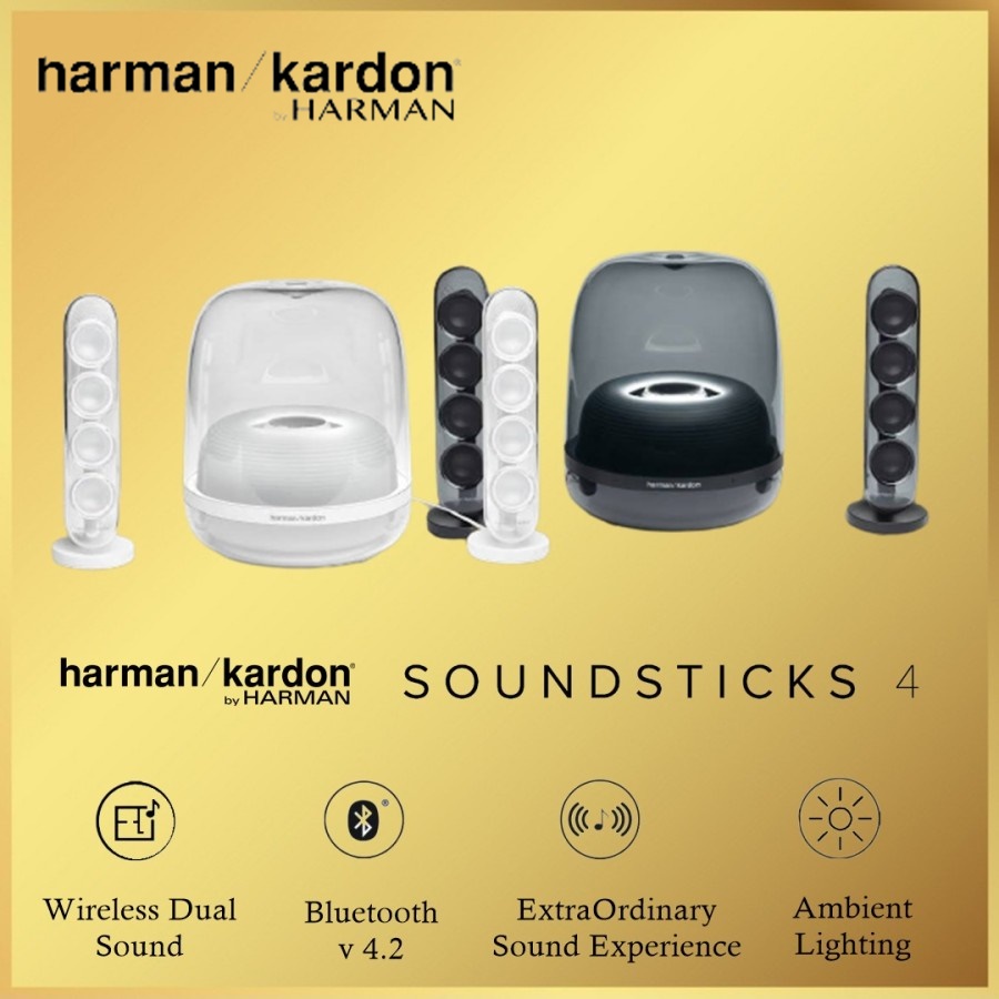 Harman Kardon Soundsticks 4 HK Sound Stick 4 Bluetooth Speaker