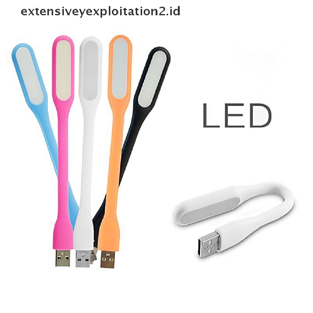 (Model Hotter1) Lampu Baca Led Flexible Usb Mini Untuk Komputer Laptop