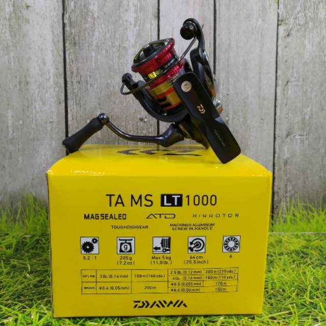 Reel Spinning DAIWA TA MS LT 1000 POWER HANDLE NEW 2020