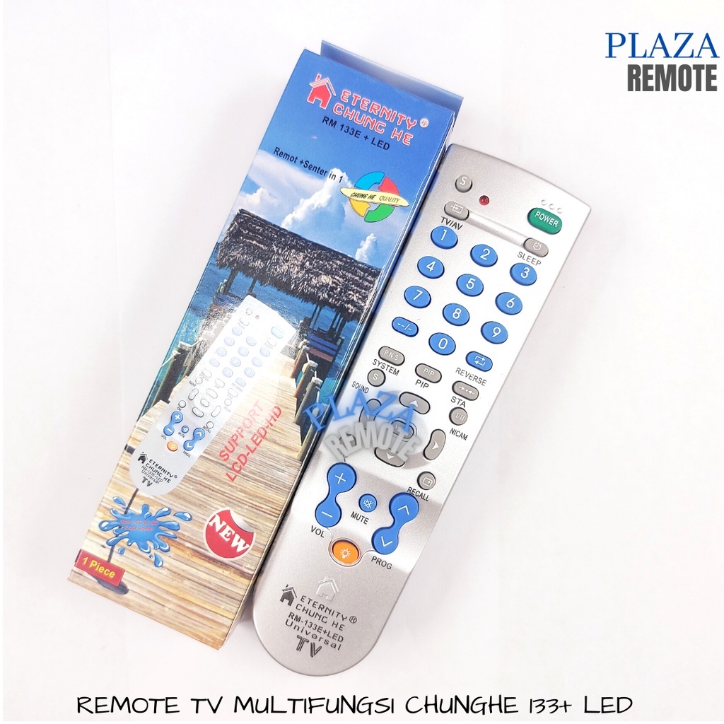 remote universal tabung lcd tv lampu chunghe 133 led