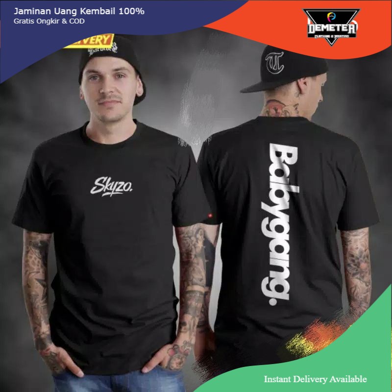 KAOS BABYGANG  DISTRO SKYZO BAZU BABYGANG