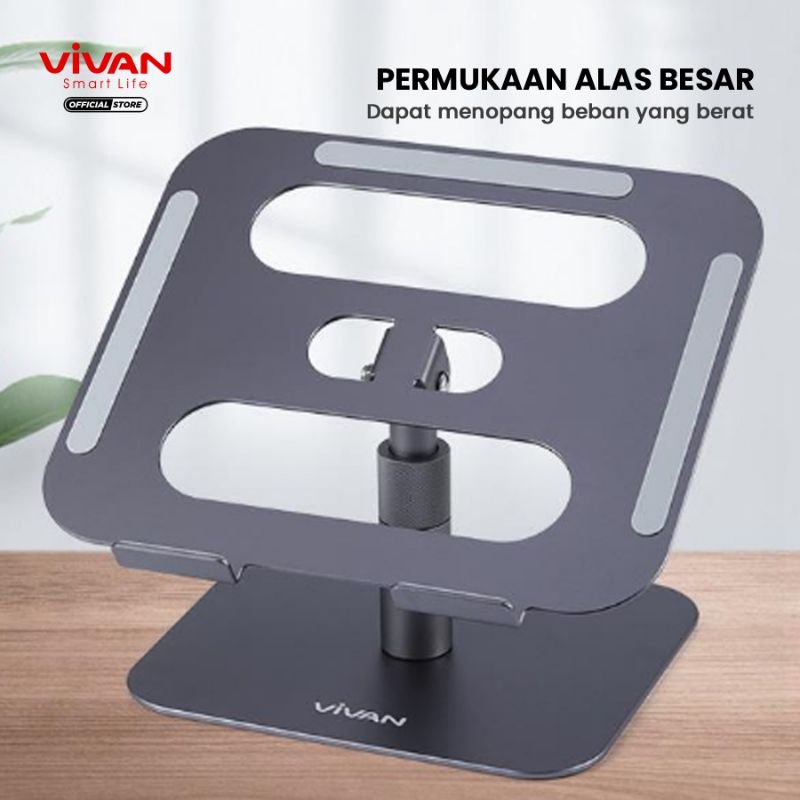 Vivan VLS03 Alluminium Alloy Liftable and Foldable Laptop Cooling Stand