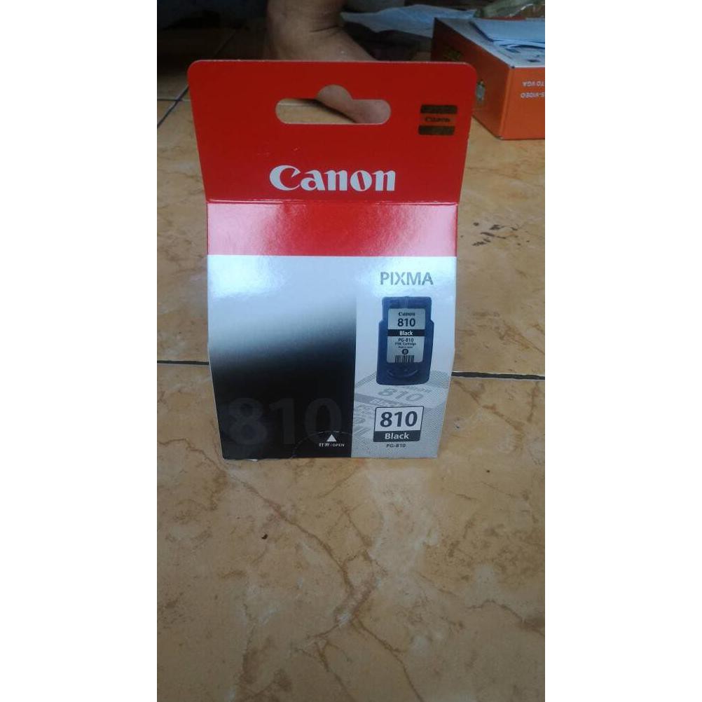 tinta cartridge canon PG-810 original resmi warna hitam / black PG810
