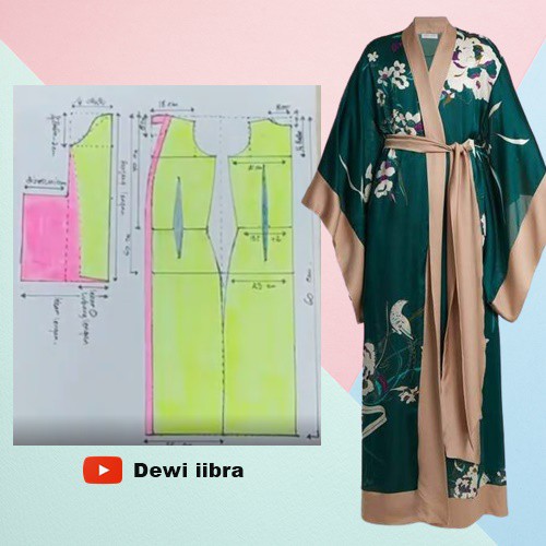 Pola Baju Kimono Sesuai Request Model dan Ukuran Shopee Pola Baju Kimono Sesuai Request Model dan Ukuran Shopee
