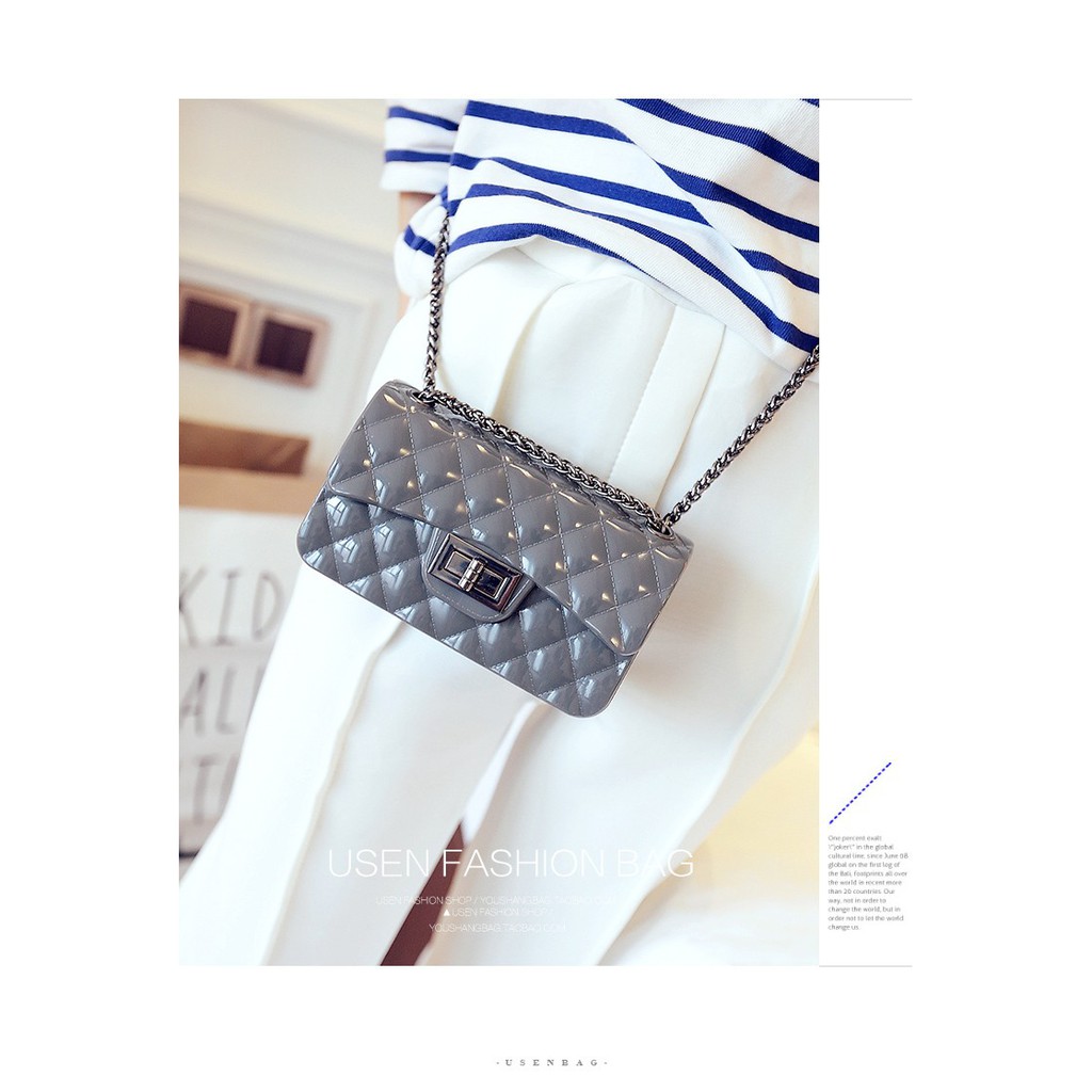 Tas Selempang Wanita Fashion Premium Jelly Silica Uk. 18cm