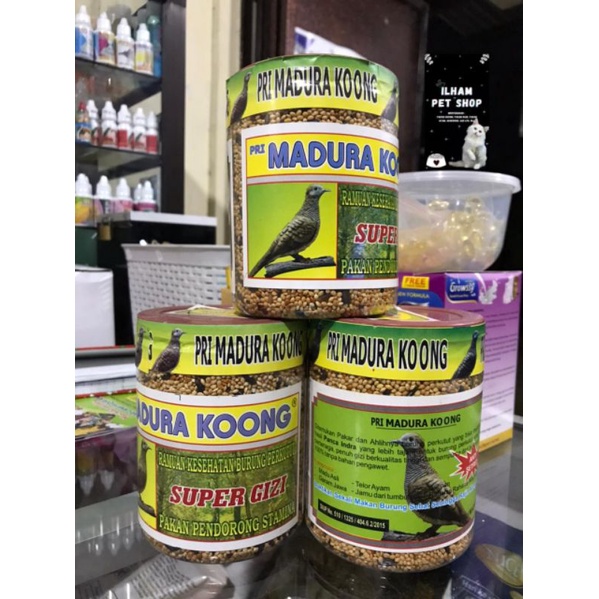 Madura Koong/Pakan Kutut/Pakan Burung/Perkutut