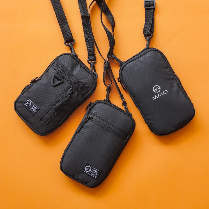 Tas Wallet Gantung MMO Leher Slot Kartu Dan Hp 6,5 inc Tas Pria
