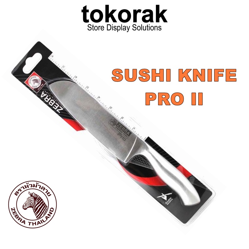 PISAU SUSHI ZEBRA SUSHI KNIFE PRO 7 INCH 100249 PISAU DAPUR STAINLESS