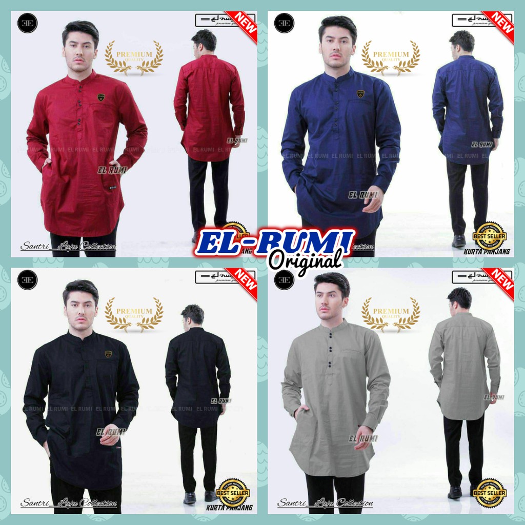 KURTA PAKISTAN GAMIS PRIA LENGAN PANJANG COWOK LAKI LAKI DEWASA BAHAN DENIM PREMIUM TERBARU ORIGINAL