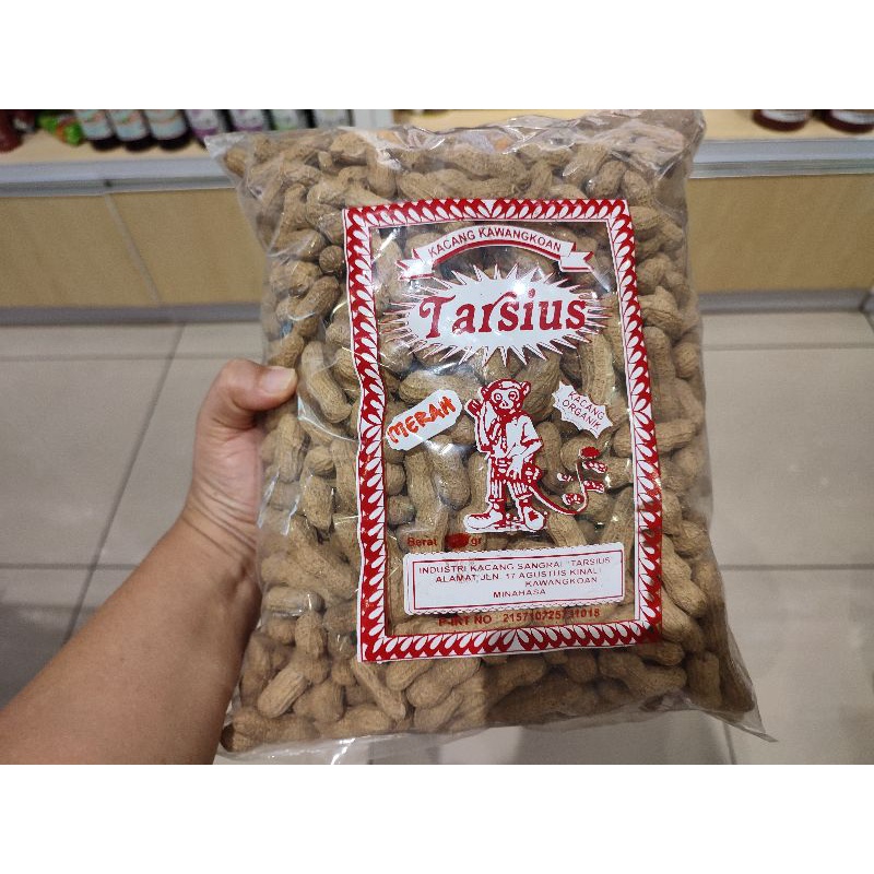 

Tarsius Kacang Sangrai Merah Kacang Tanah Ari Merah Asli Khas Kawangkoan Minahasa - Manado Besar