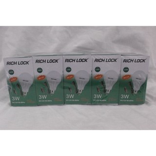  Lampu  LED  DC 12V 3W Lampu  Untuk  AKI  Solar Cell Emergency 