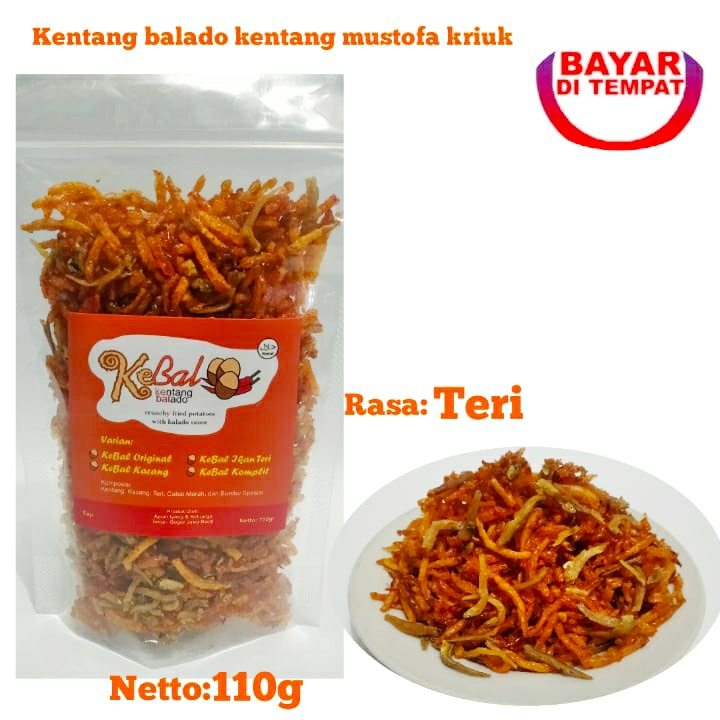 

TERMURAH !!! kentang mustofa balado Teri Medan Kriuk KentangRenyah