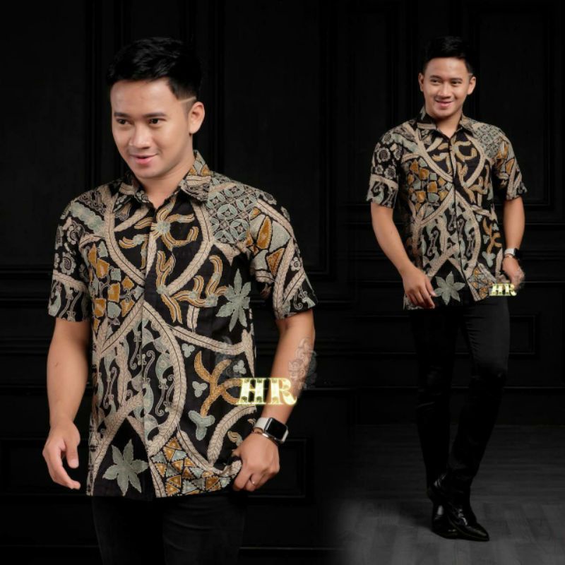 New Arrival Distro Batik Pria Bordir Sogan Batikaf Noto Arto Batik