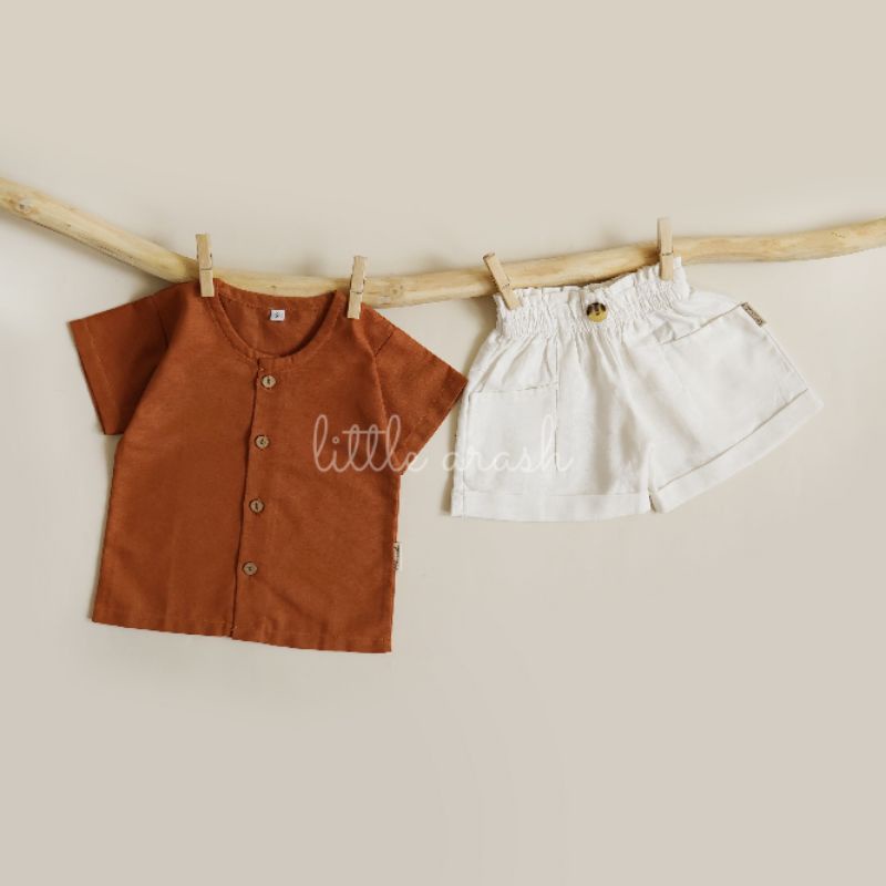 Domikado | Sarah Highwaist Short Pants | Celana pendek anak | Hotpants highwaist anak