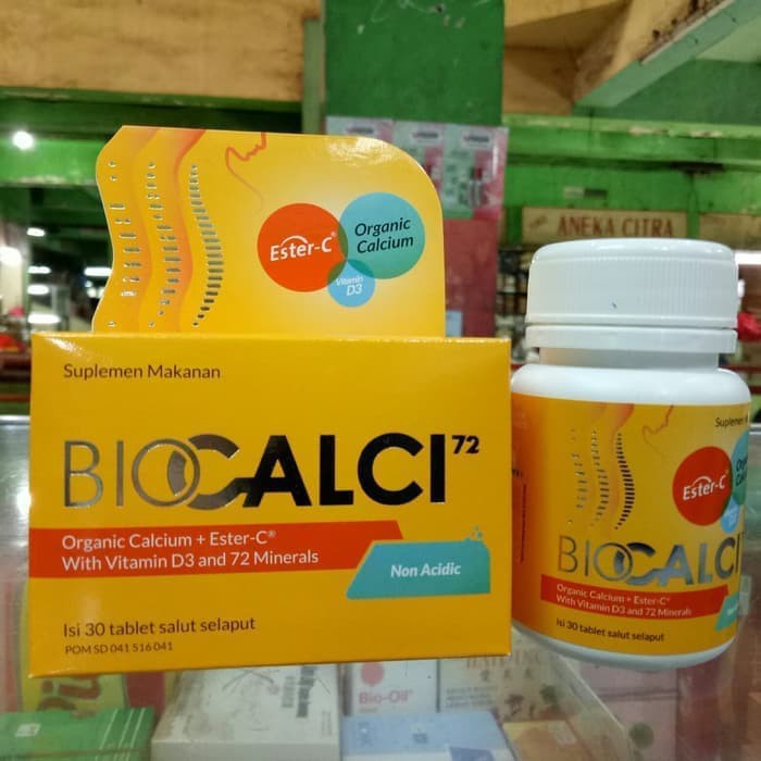 TERBARU Bio Calci Biocalci 72 plus ester C