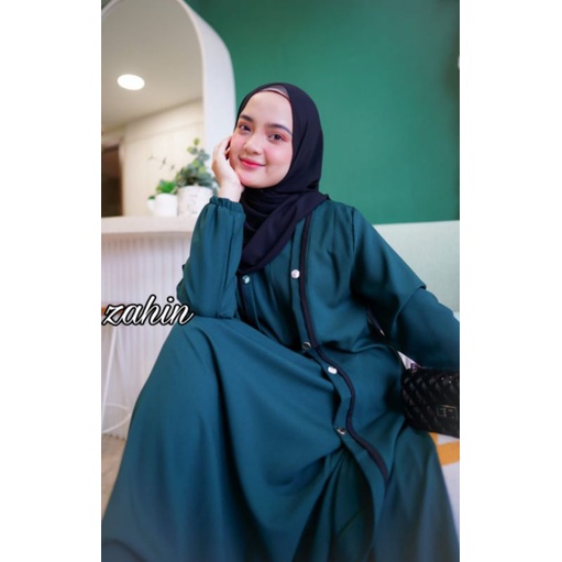 Zahin cardigan/ Nayla outer inner / gamis set itycrepe / zahin outer / OOTD kekinian