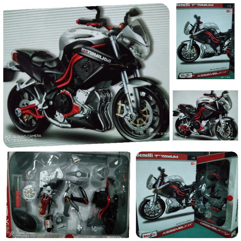 maisto miniatur motor maisto Diecast Assembly Line model kit 1/12