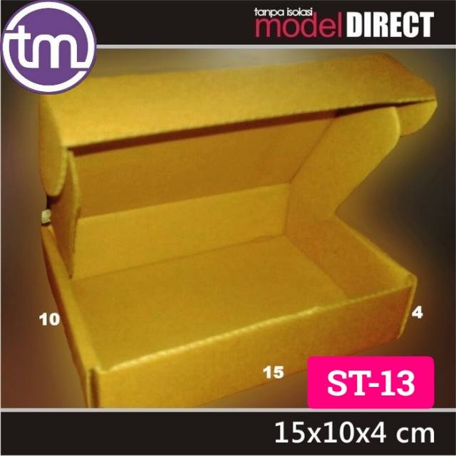 

KOTAK ST-13 KARDUS KARTON BOX COKLAT POLOS DIRECT HP AKSESORIS