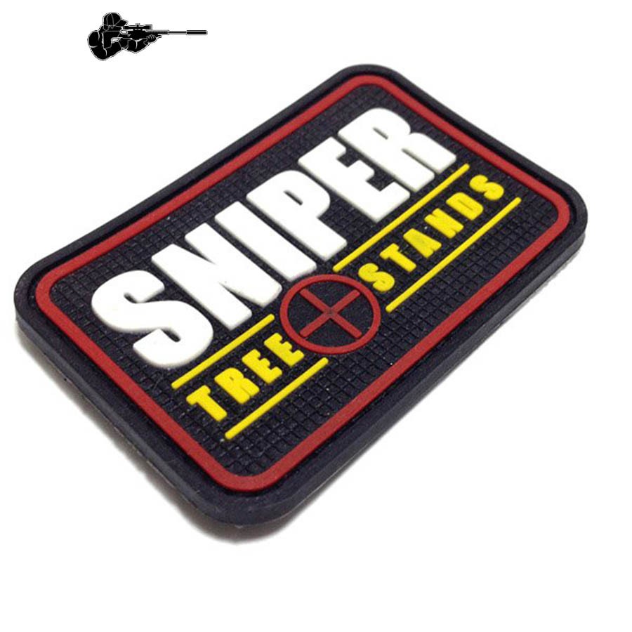 Patch rubber emblem velcro tempelan logo karet rubber patch topi tas baju jaket celana tactical
