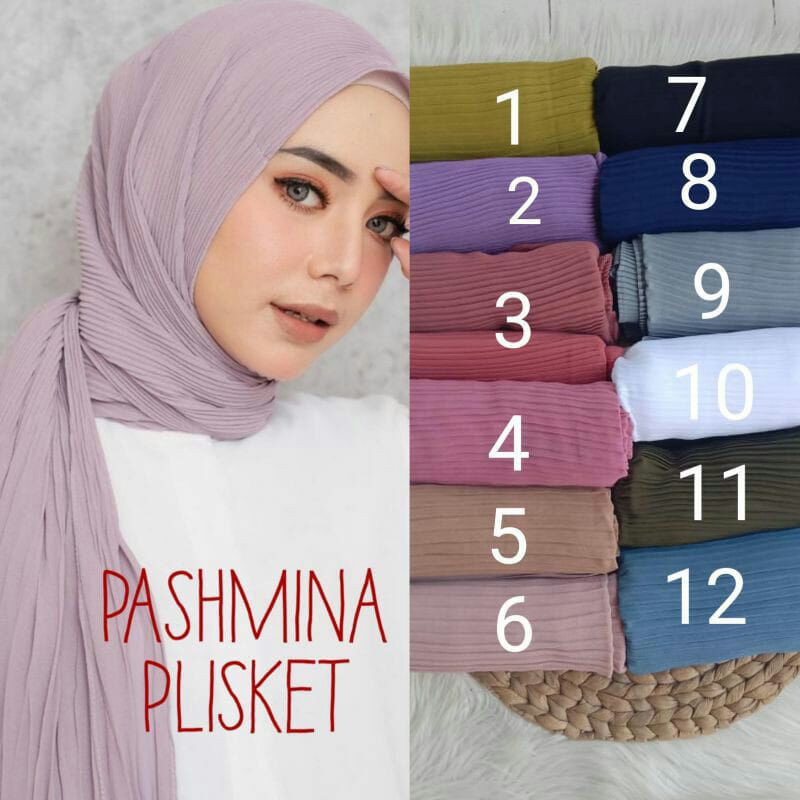 PASHMINA PLISKET MURAH/PASHMINA PLISKET CERUTY/PASHMINA PLEATE/PASHMINA TERMURAH/PASHMINA PLISKET