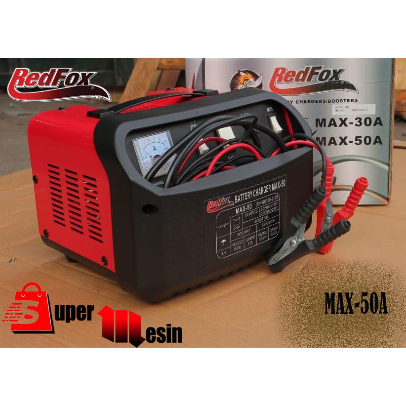 baterai Cas aki motor mobil 50 Ampere battery charger aki 50 A