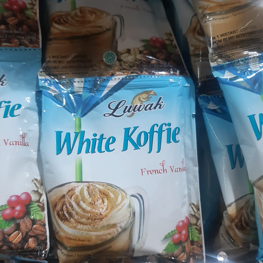 

Luwak White Koffie French Vanila 20 gr - Sachet