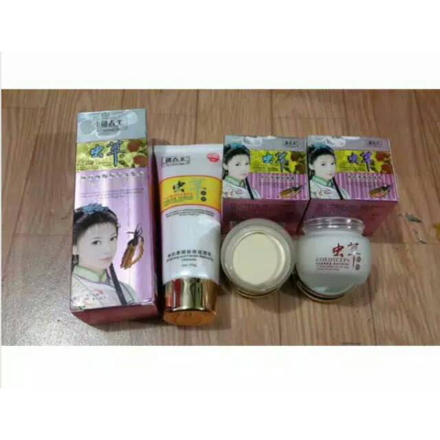 PAKET CREAM HERBAL CORDYCEPS + CLEANSER CORDYCEPS