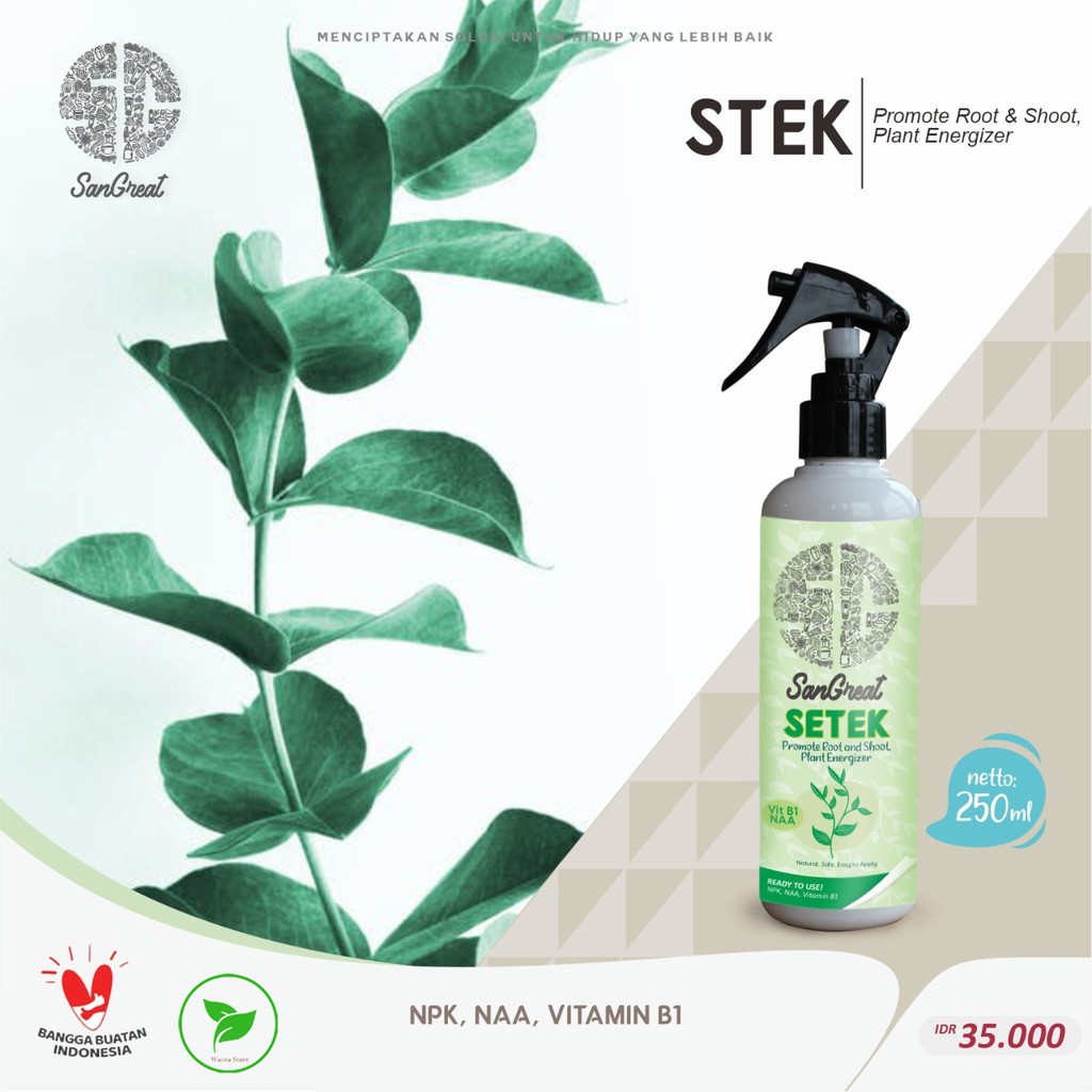 SanGreat STEK Penumbuh Akar dan Tunas Setek siap pakai 250 ml