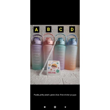 Botol Minum Motivasi 2 Liter