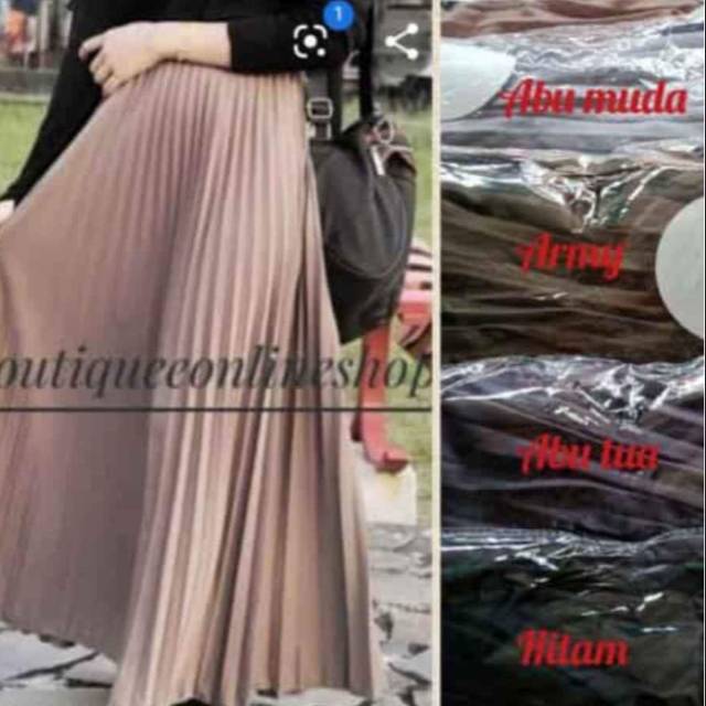 rok plisket import,rok plisket Korea import,rok plisket premium,rok plisket panjang,rok panjang