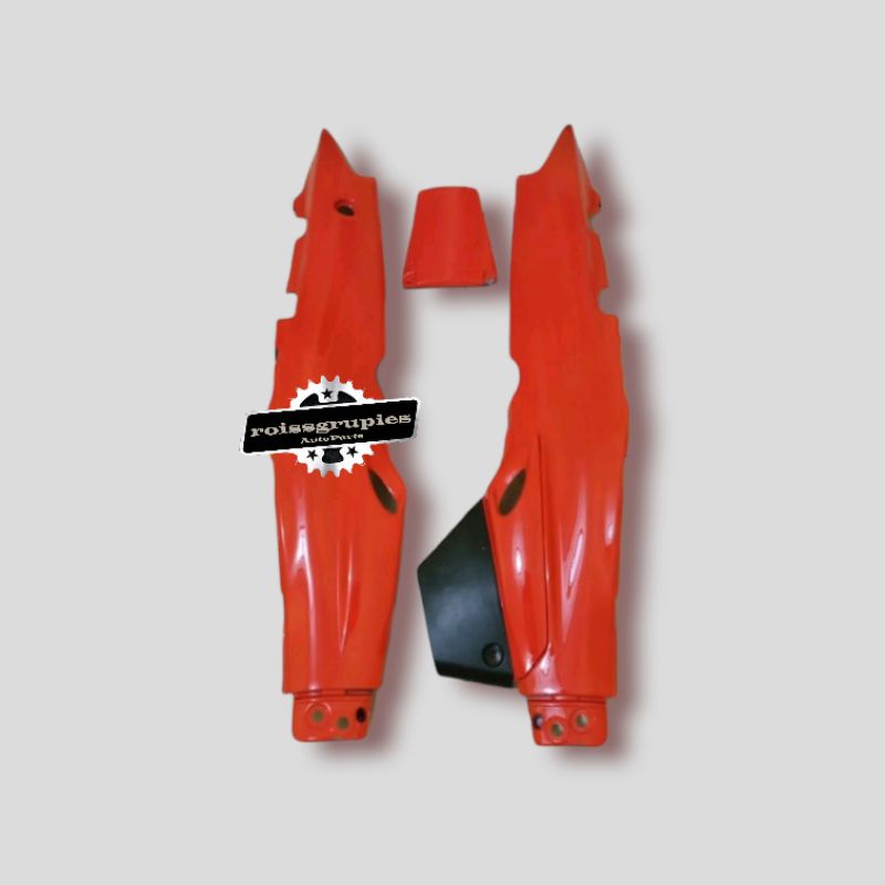 COVER BODI FIZ R SET TUTUP AKI FIZ R VEGA R LAMA WARNA OREN