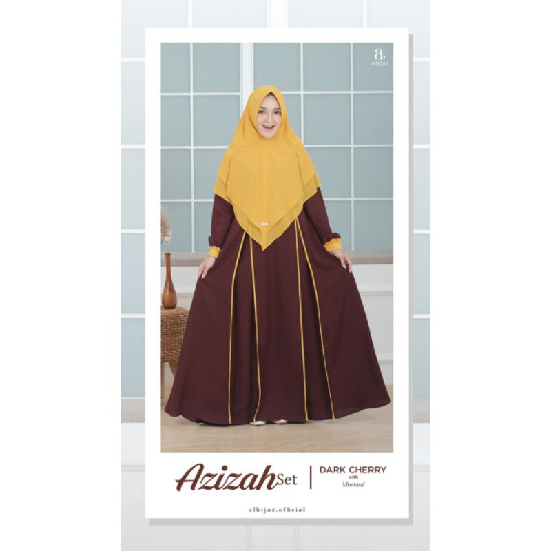 ready stock azizah set by alhijaz