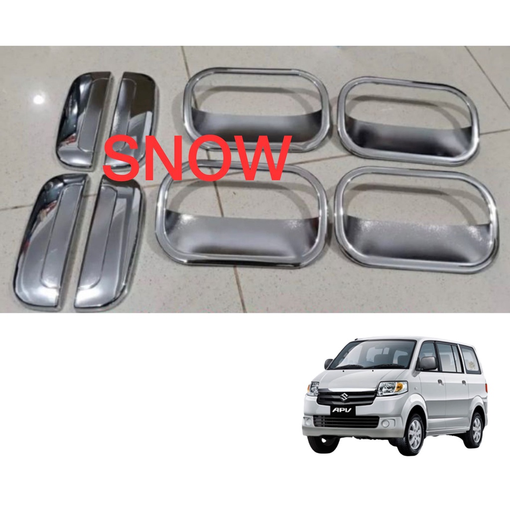 Paket Outer Handle Apv Arena Estilo Cover Chrome