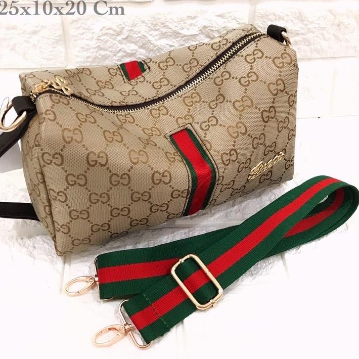 SALE HEIKO - best seller tas wanita super kanvas import premium GC good quality - GC TABUNG カ