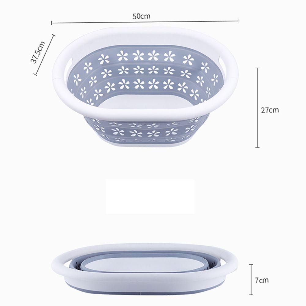 Solighter Collapsible Laundry Basket TPR+PP Keranjang Penyimpanan Multifungsi Lipat