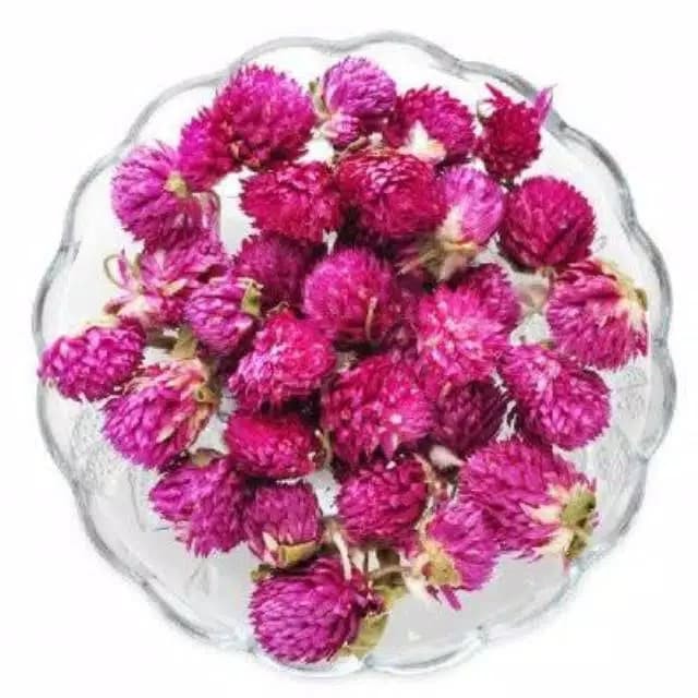 

teh globe amaranth tea / qian ri hong / teh kenop 100gram